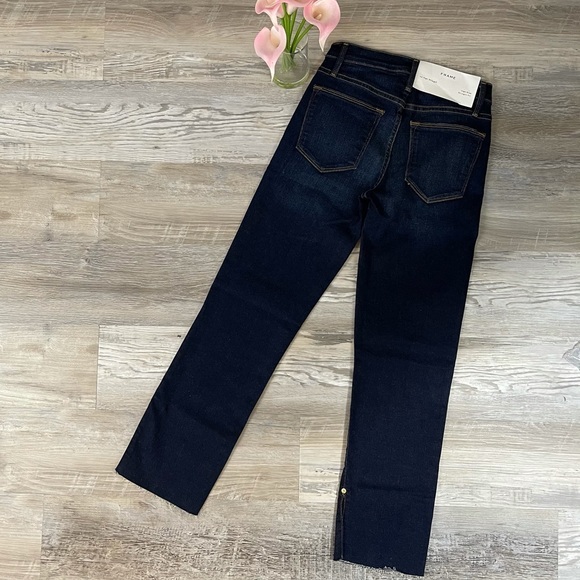 Frame Denim Le High Straight Cropped Fort Fellah - Picture 12 of 16